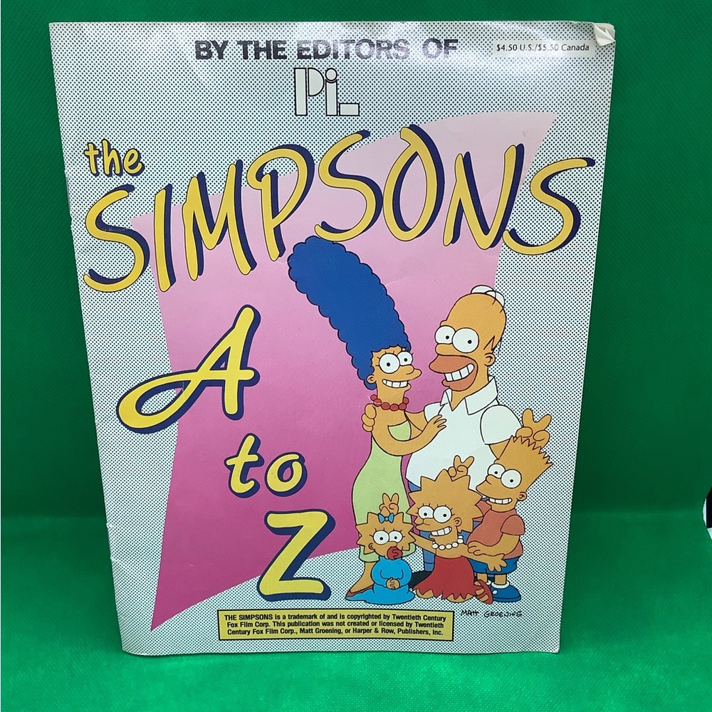 The Simpsons A to Z Book